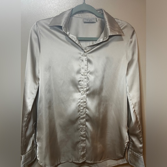 Dress Forum Tops - Dress Forum Satin Blouse